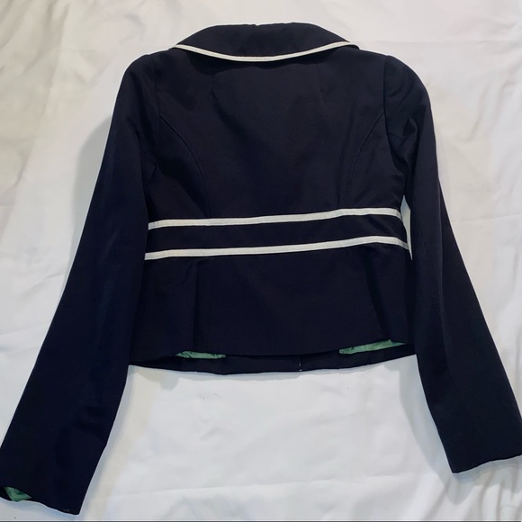 Navy Vintage Inspired Blazer - Picture 2 of 4